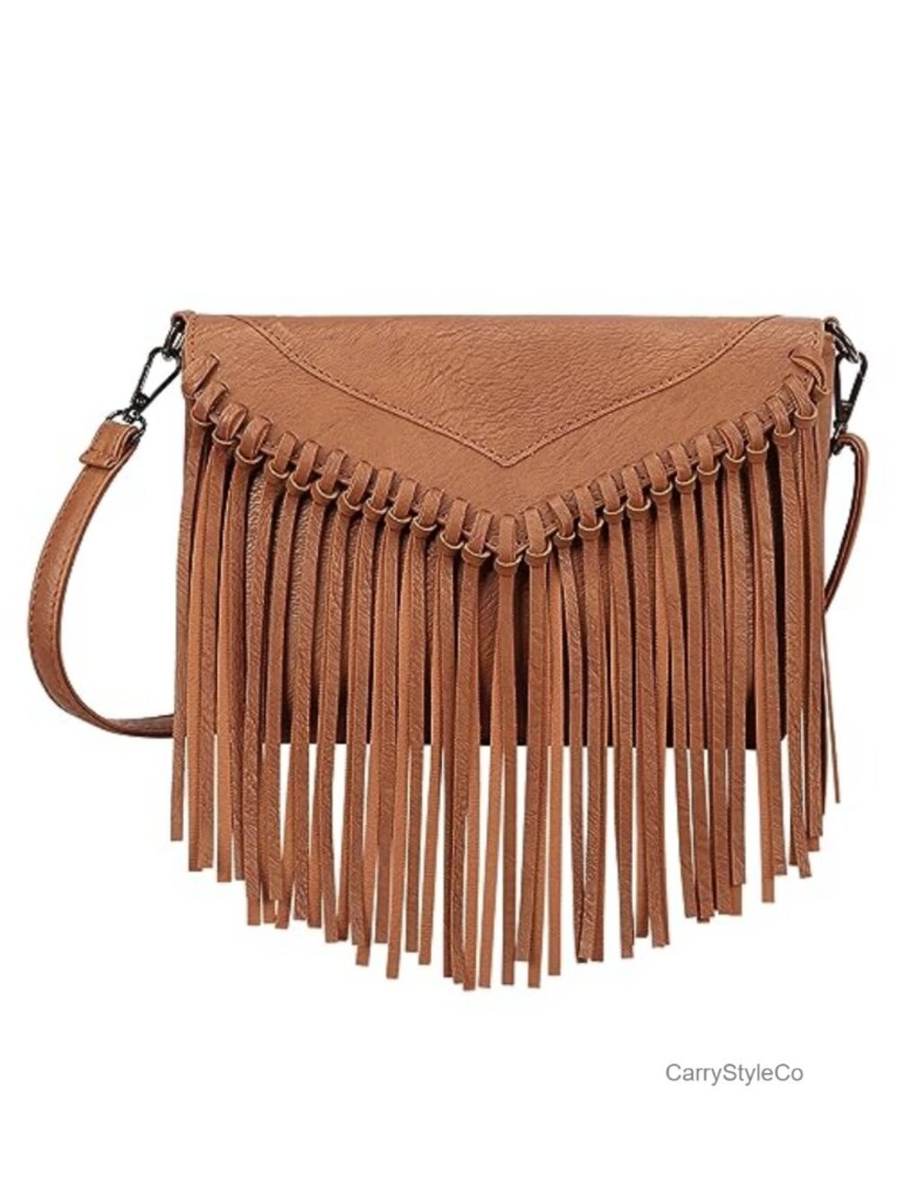 Vintage Hobo Fringe Crossbody Tassel Purse Envelope Flap Handbag Bag Boho